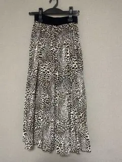 【Bou Jeloud】レオパードプリーツスカート
