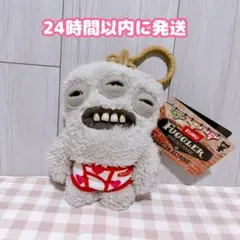③Fuggler ファグラー キーリング マスコット グレー　グリングリン