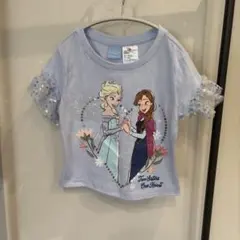 （C6）エルサとアナ Tシャツ＆スカートセット 100〜110cmのサムネイル
