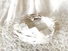 ソルティアリング　シルバー　ジルコニア