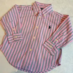 美品 ラルフローレン シャツ ボーダー 12M 80cm