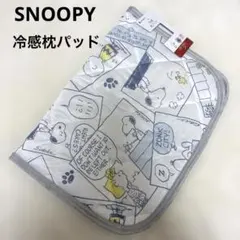 新品　SNOOPY枕パッド　スヌーピー冷感枕パッド　アメコミ　ブルーグレー