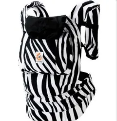 Ergobaby 抱っこ紐 ゼブラ柄　よだれカバー付きのサムネイル