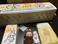 【L】LABUBU PIN FOR LOVE ミニラブブ イニシャル ぬいぐるみ