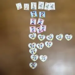 ミッキーマウス ミニーマウス 50円使用済み切手セット　25枚