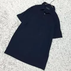 美品✨ザノーネ 50 LL SLOWEAR 高機能 ポロシャツ ネイビー メンズ