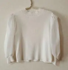 rienda オフショルニットトップス