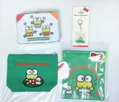 3COINS サンリオキャラクター　コラボ　けろけろケロッピ　ポーチ　まとめ売り