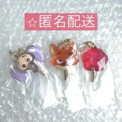 ズートピア　ガチャ　アイスキャンディチャーム　ニック　フィニック　アイス