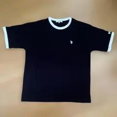 美品 Tシャツ XL ユーエスポロアッスン ワンポイント リンガー