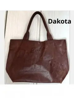 Dakota ダコタ 本革 レザートートバッグ ブラウン ヴィンテージ A4可のサムネイル