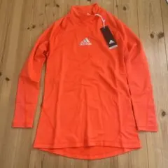 サッカー　インナーシャツ　オレンジ　アディダス