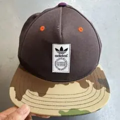 【adidas】アディダス キャップ 帽子 トレフォイル 迷彩柄 フリーサイズ