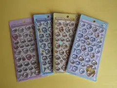 ボンボンドロップシール　ちいかわ　ハチワレ　うさぎ　4種　コンプリート