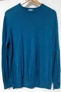 UNIQLO ターコイズ 長袖セーター XL クルーネック