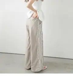 AMELY　サイドライントラックパンツ