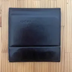 アブラサス abrAsus 薄い財布 黒 ブラック ブッテーロレザーエディション