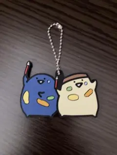 お文具といっしょ カプセルラバーマスコットなのです 名もなき者＆プリンさん