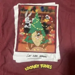 ルーニー・テューンズ 長袖Tシャツ 赤