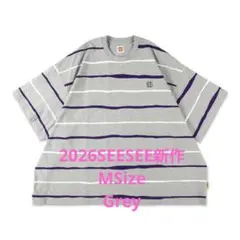 L】SEE SEE SUPER BIG BORDER SS FLAT TEE - メルカリ