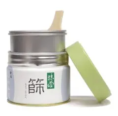 新品 抹茶篩缶セット(缶型抹茶ふるい缶) 【茶道具/茶漉し】丸久小山園特製