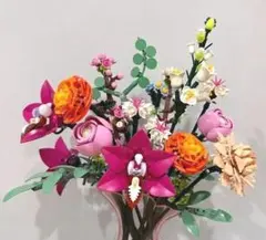 【訳アリ】LEGO互換 ピンクのブーケ