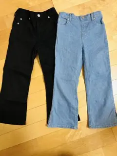 グローバルワーク サイドスリットズボン 130㎝　２点セット