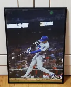 祝ドジャース大谷翔平 2024年MVP獲得！A3サイズポスターフレーム付き⑤