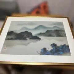 昭代作 水墨画 額縁 インテリア - メルカリ