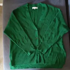 SEASON REASON グリーンカーディガン【試着のみ】