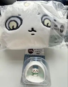 ちいかわ　エニマイくじ　D賞クッション　あのこ　F賞　オーナメント　ハチワレ