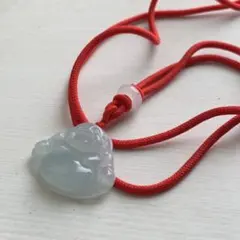 天然翡翠ネックレス　佛公 翡翠A貨　本翡翠　氷種翡翠　ミャンマー産　A貨　ヒスイ
