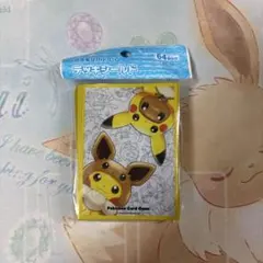 ポケカ デッキシールド FAN OF PIKACHU&EIEVUI デッキシールド『FAN OF PIKACHU＆EIEVUI』64枚入り【サプライ】{-}