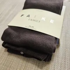新品未使用 FALKEFAMILY タイツ 38-40 ダークブラウン ファルケ
