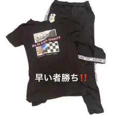 グラフィックプリントTシャツセットアップ