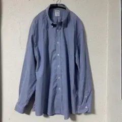 ブルックスブラザーズ　US アメリカ古着 無地 長袖 ボタンダウンシャツ