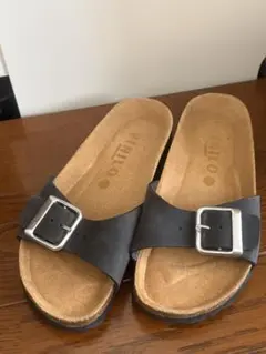 PABLO VINCI shower sandals サイズL brown PABLOVINCI / Leather
