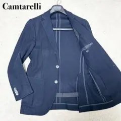 希少　カンタレリ　イタリア製　ストレッチテーラードジャケット　ヘリンボーンのサムネイル