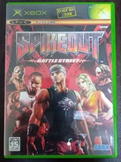 動作品 XBOX スパイクアウト バトルストリート SPIKEOUT 初代 完品