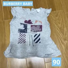 『レア・希少』BURBERRY BABY Tシャツ チュニック 2Y 92cmのサムネイル