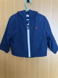 POLO Baby ネイビーフード付きジャケット 80