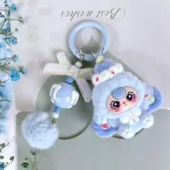 Baby three Baby molly 娃三岁 キャラクターキーホルダー