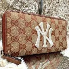 【超美品・限定】GUCCI×NY ヤンキース コラボ 長財布 GGキャンバス 楽天市場】【財布】GUCCI グッチ GGキャンバス NYヤンキース