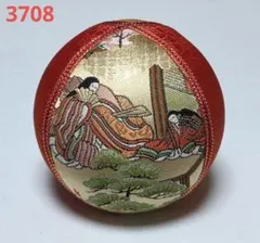 手毬 平安絵巻 十二単 花菱 金襴 ゴールド 木目込みまり 置物 - メルカリ