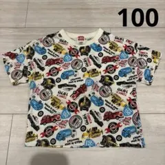 トミカ 車両プリント Tシャツ 100