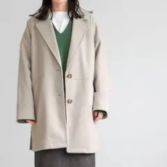 ローリーズファーム　ウールライクボックスジャケット　コート　テーラードジャケット