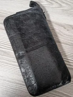 KC's　ケイシイズ エレファント象革　本革長財布　ラウンドファスナー　大容量