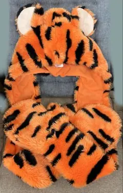 ディズニー ティガー（くまのプーさん）　ファンキャップ（手袋・マフラー・帽子）