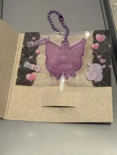 Kuromi アクリルキーホルダー 紫　クロミ　キャンディ