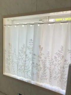 浴室用カフェカーテン